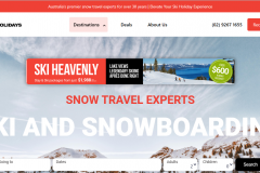 Skimax (Travel & Sports Website)